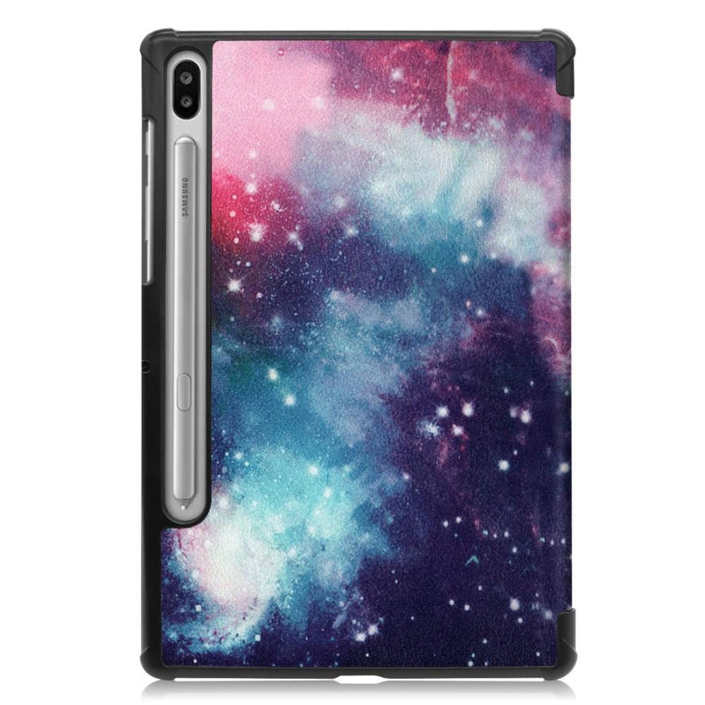 Fodral för Galaxy Tab S6 T860 / T865 med rymdmönster
