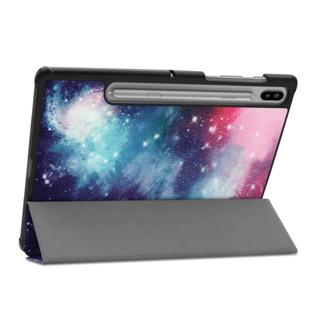 Fodral för Galaxy Tab S6 T860 / T865 med rymdmönster