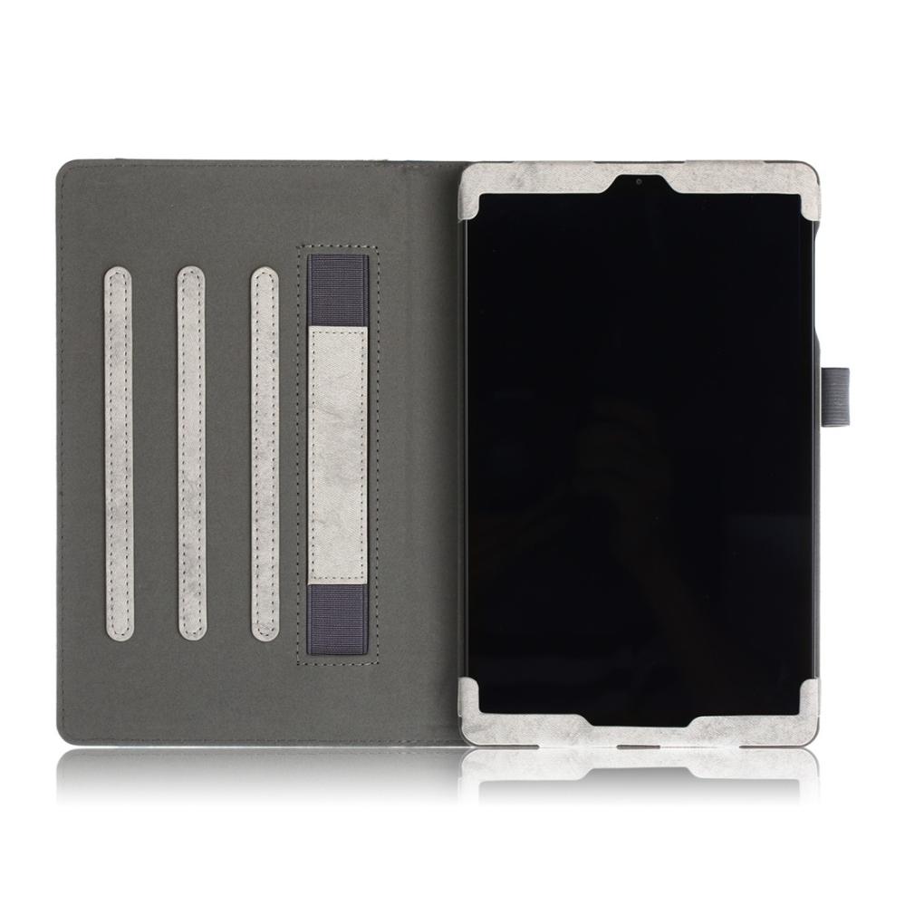  Fodral med sedelfack för Galaxy Tab A 10.1 (2019) med rymdmönster