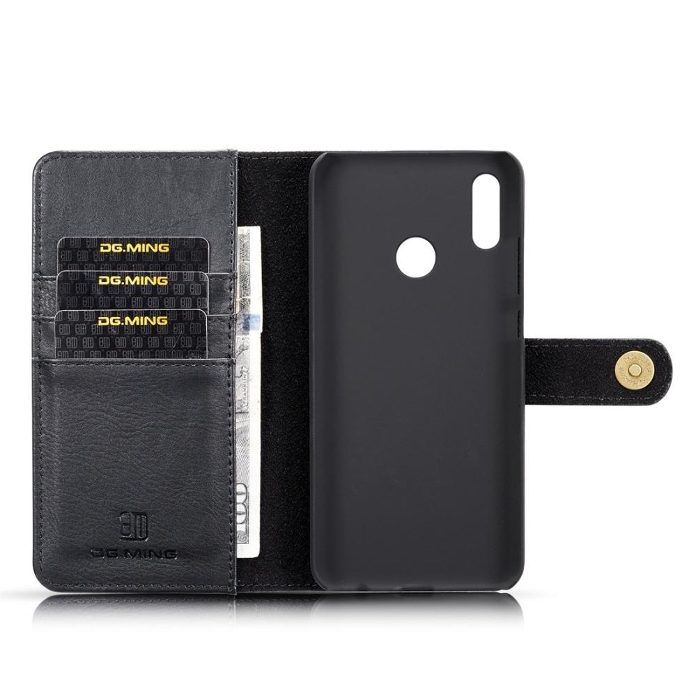 DG.MING Plånboksfodral med magnetskal för Huawei P Smart (2019)
