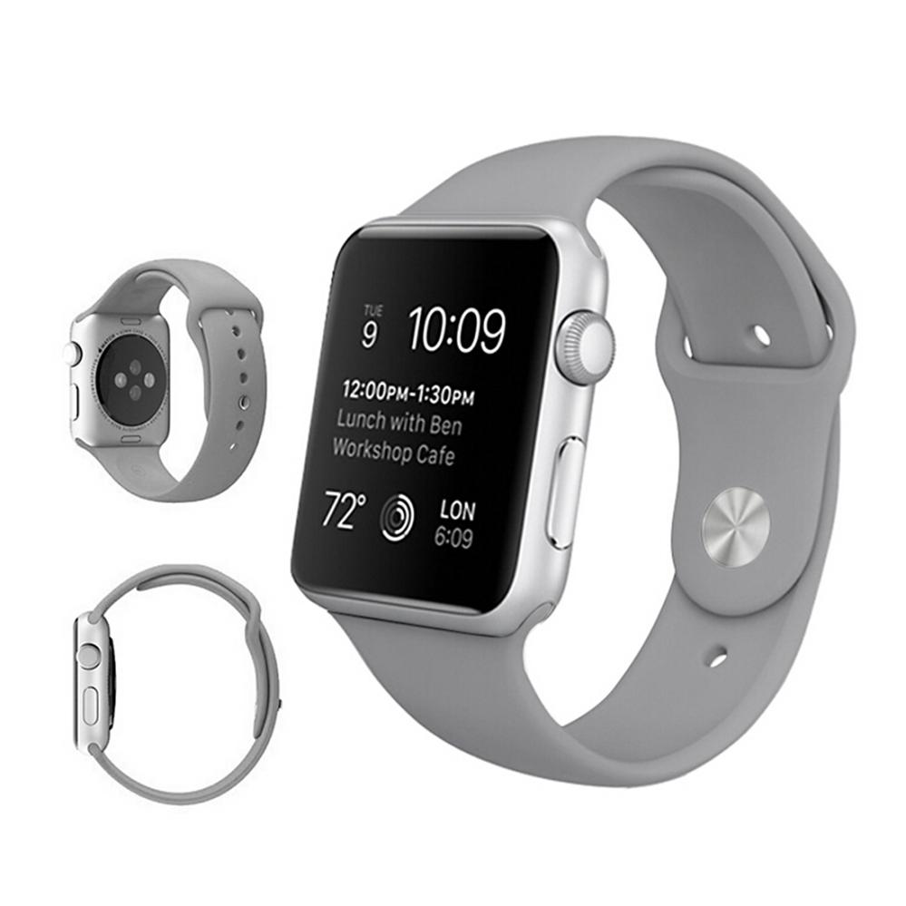 Armband för Apple Watch 38/40/41mm silikon Grå
