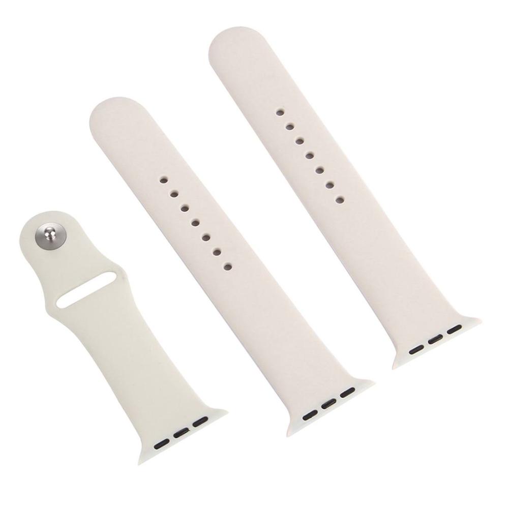 Armband för Apple Watch 38/40/41mm silikon Sandvit