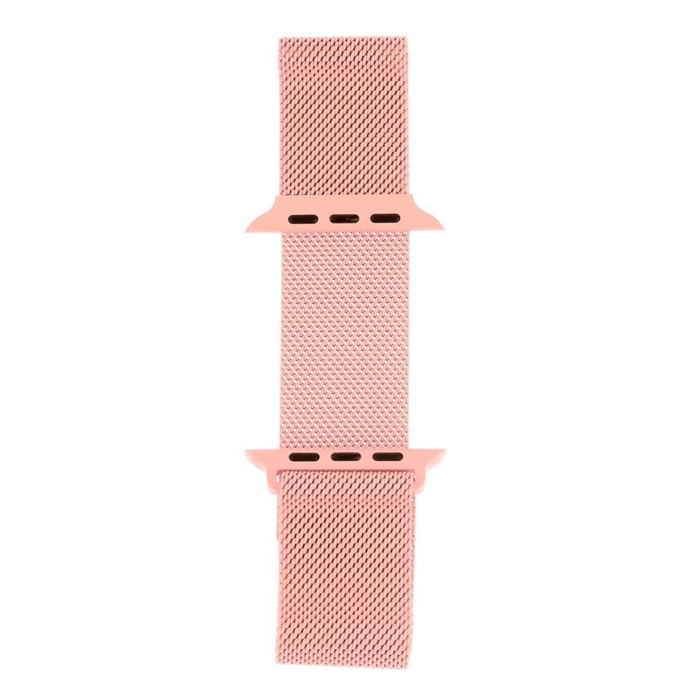 Metallarmband Milanese Loop för Apple Watch 38/40/41mm Rosa