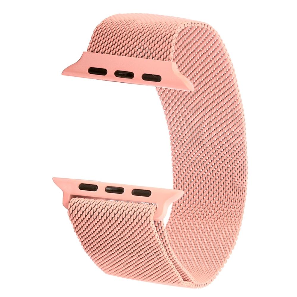 Metallarmband Milanese Loop för Apple Watch 38/40/41mm Rosa
