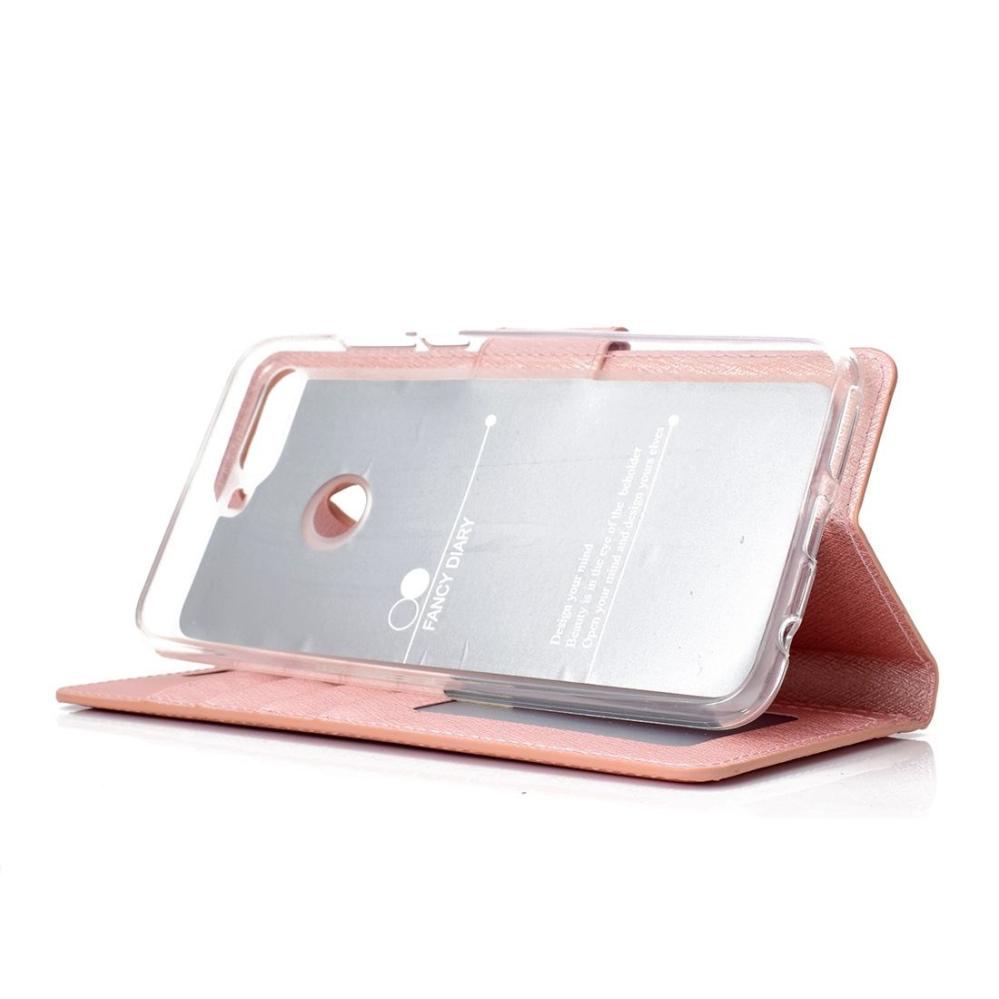 Plånboksfodral Rosegold för Huawei Honor 7A / Y6 Prime (2018) / Y6 Pro (2018)