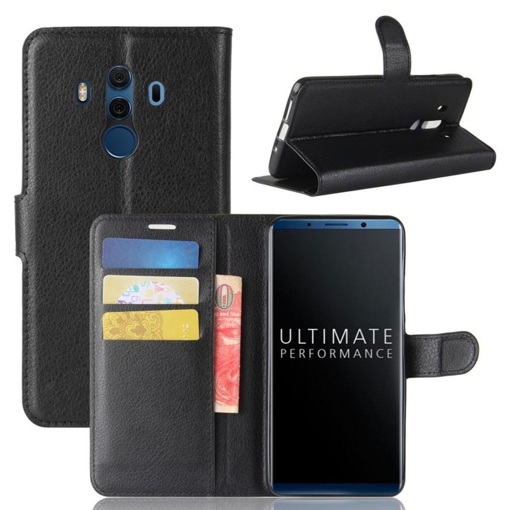 Plånboksfodral för Huawei Mate 10 Pro PU-läder