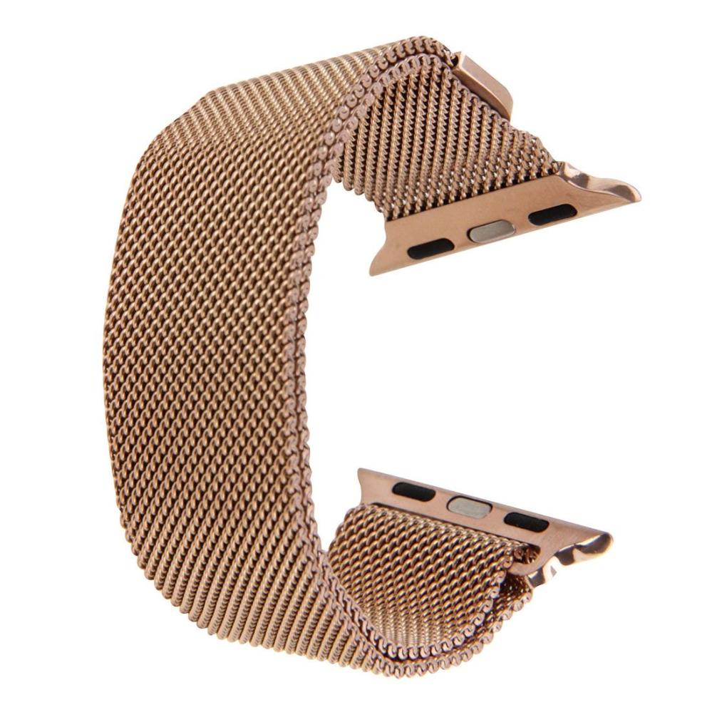 Armband för Apple Watch 38/40/41mm kedja Roséguld Magnetisk