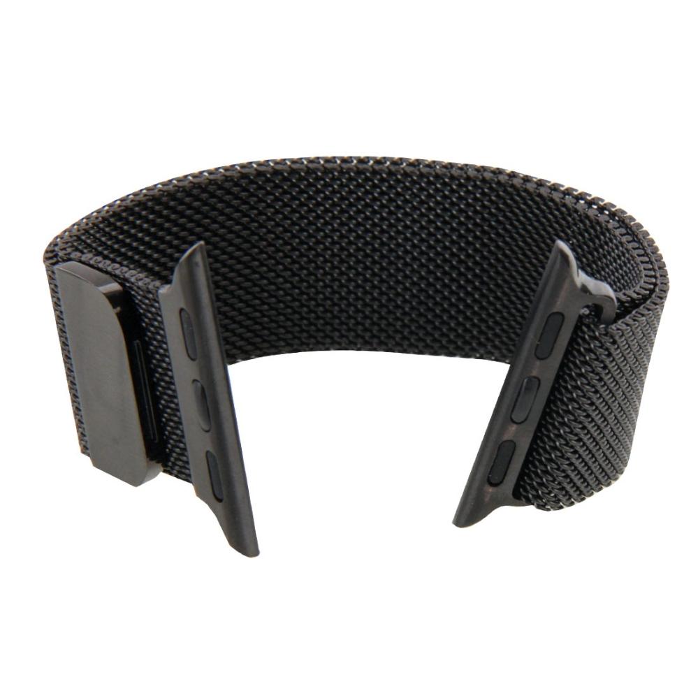 Armband för Apple Watch 38/40/41mm kedja Svart Magnetisk