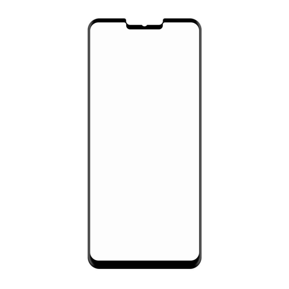 Skärmskydd med Svart ram för LG G7 ThinQ av härdat glas