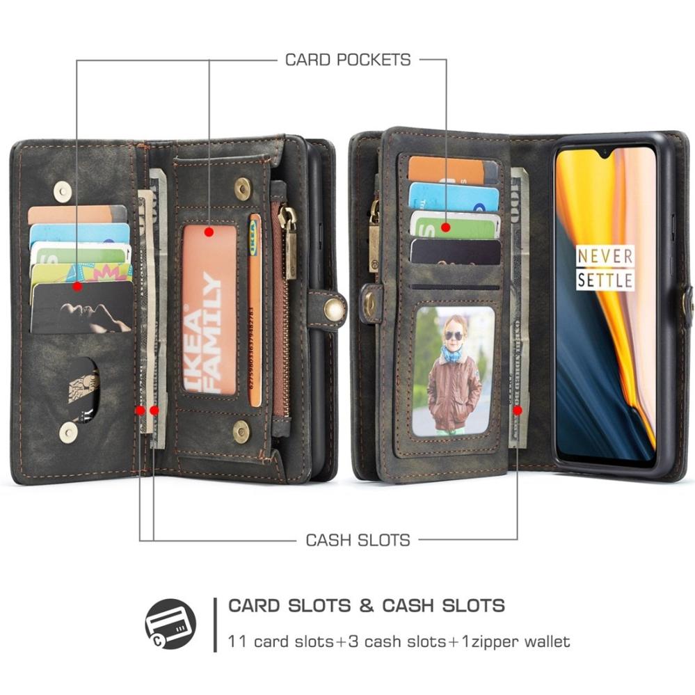 CaseMe Plånboksfodral med magnetskal för OnePlus 7