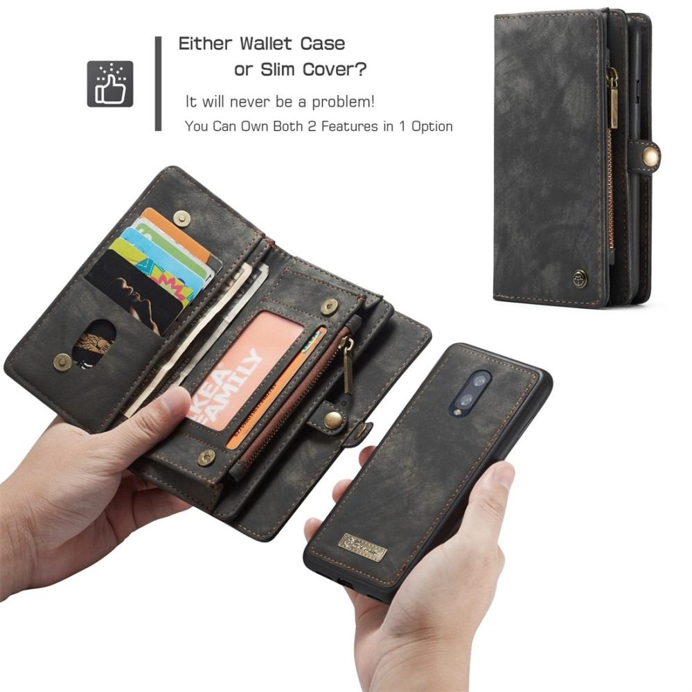 CaseMe Plånboksfodral med magnetskal för OnePlus 7