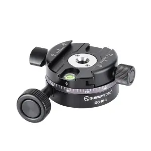  Sunwayfoto GC-01 Gear Panning Clamp &ndash; precisionshuvud f&ouml;r panorama & arkitektur fr&aring;n Kamda &ndash; snabb leverans och trygg e-handel