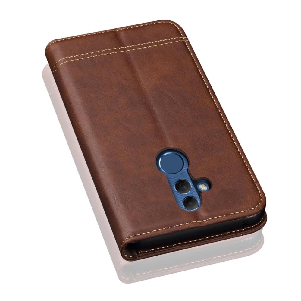  Plånboksfodral för Huawei Mate 20 Lite Cognacbrun