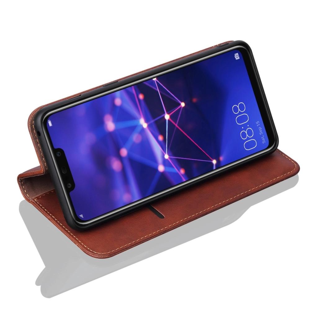  Plånboksfodral för Huawei Mate 20 Lite Cognacbrun