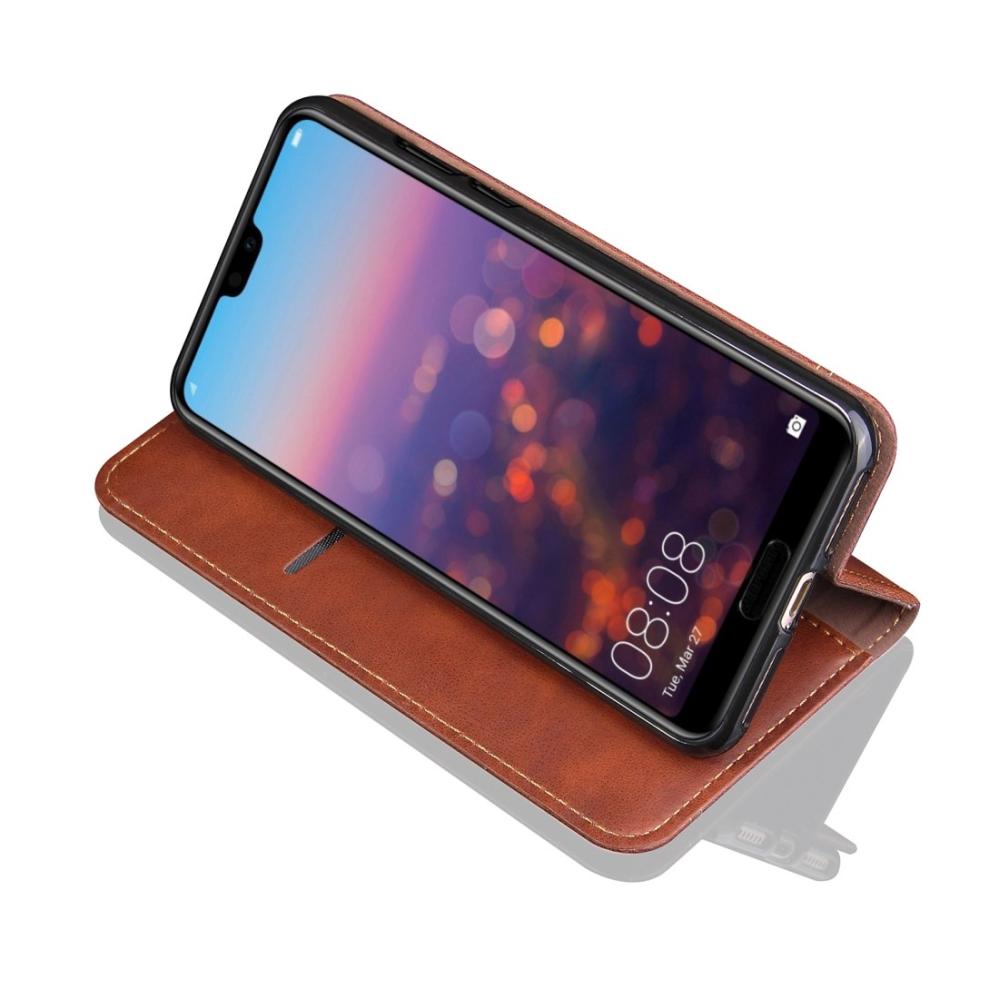  Plånboksfodral för Huawei Mate 20 Pro Cognacbrun