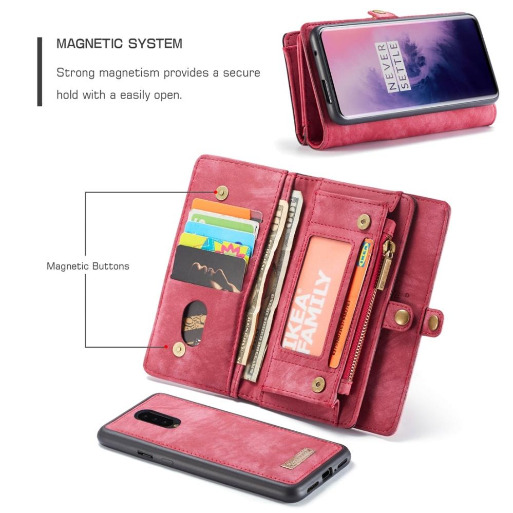 CaseMe Plånboksfodral med magnetskal för OnePlus 7 Pro