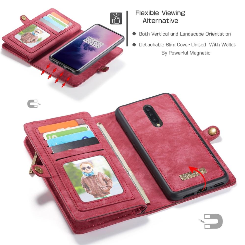 CaseMe Plånboksfodral med magnetskal för OnePlus 7 Pro