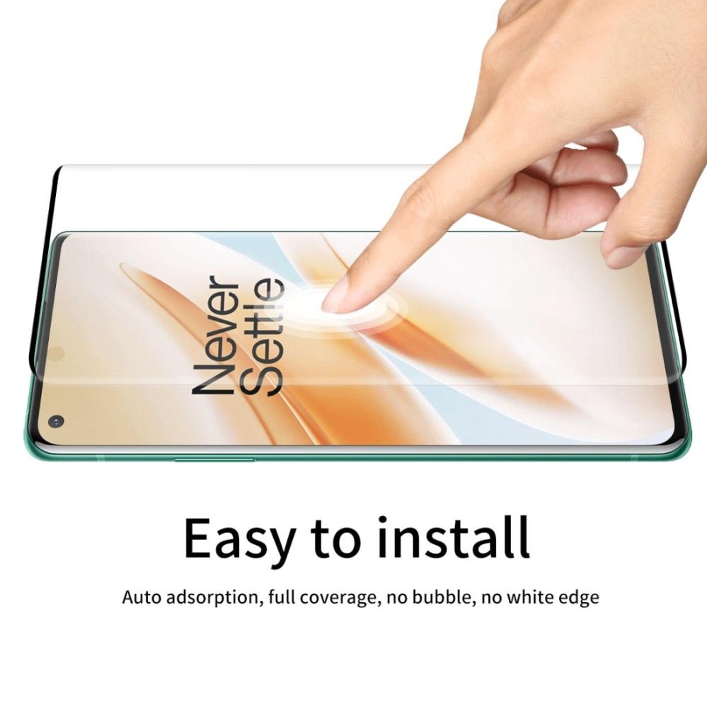 Skärmskydd heltäckande för OnePlus 8 Pro av härdat glas