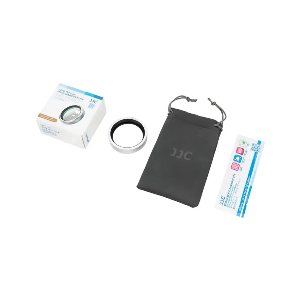  JJC F-XVI L39 UV-filter för Fujifilm X100VI & X100V Silver från Kamda – snabb leverans och trygg e-handel