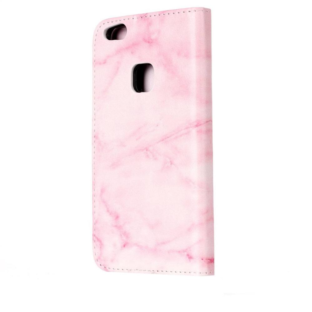Plånboksfodral för Huawei P10 Lite- Rosa marmor