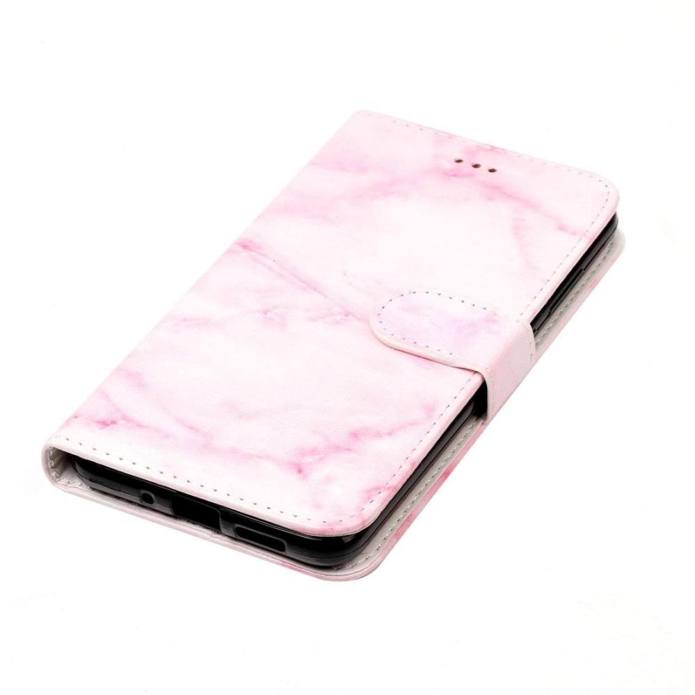 Plånboksfodral för Huawei P10 Lite- Rosa marmor
