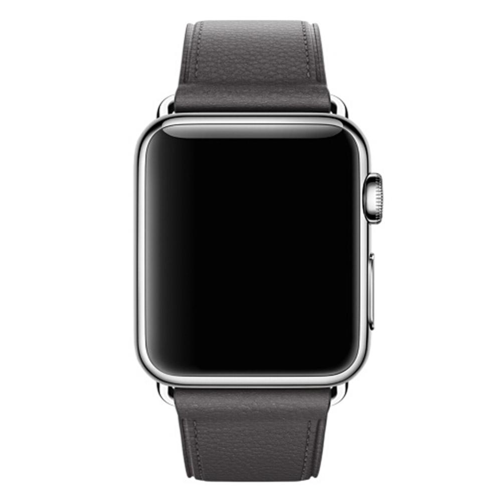 Läderarmband för Apple Watch 38/40/41mm Grå & Brun