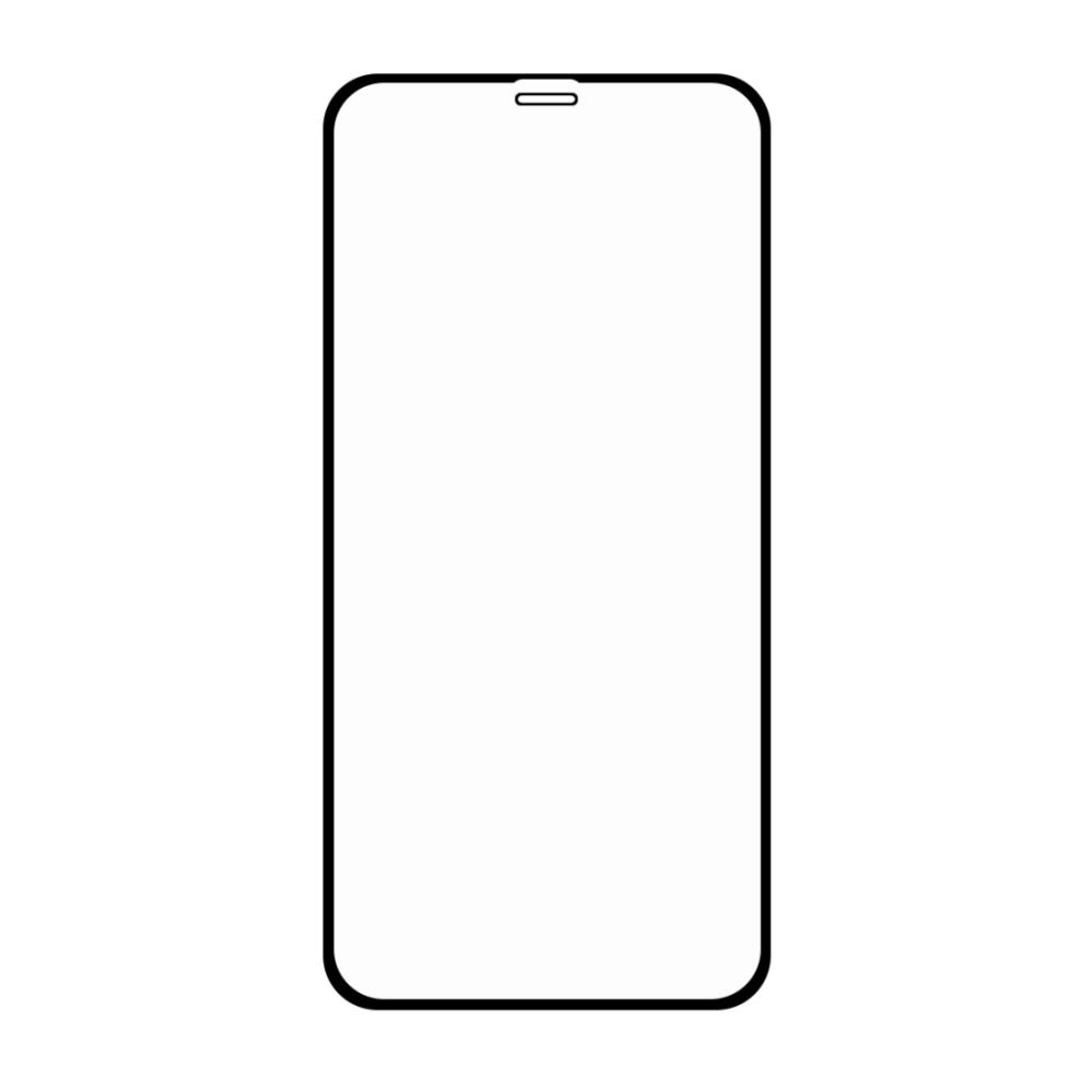 Skärmskydd med Svart ram för iPhone 11 Pro / X / XS av härdat glas