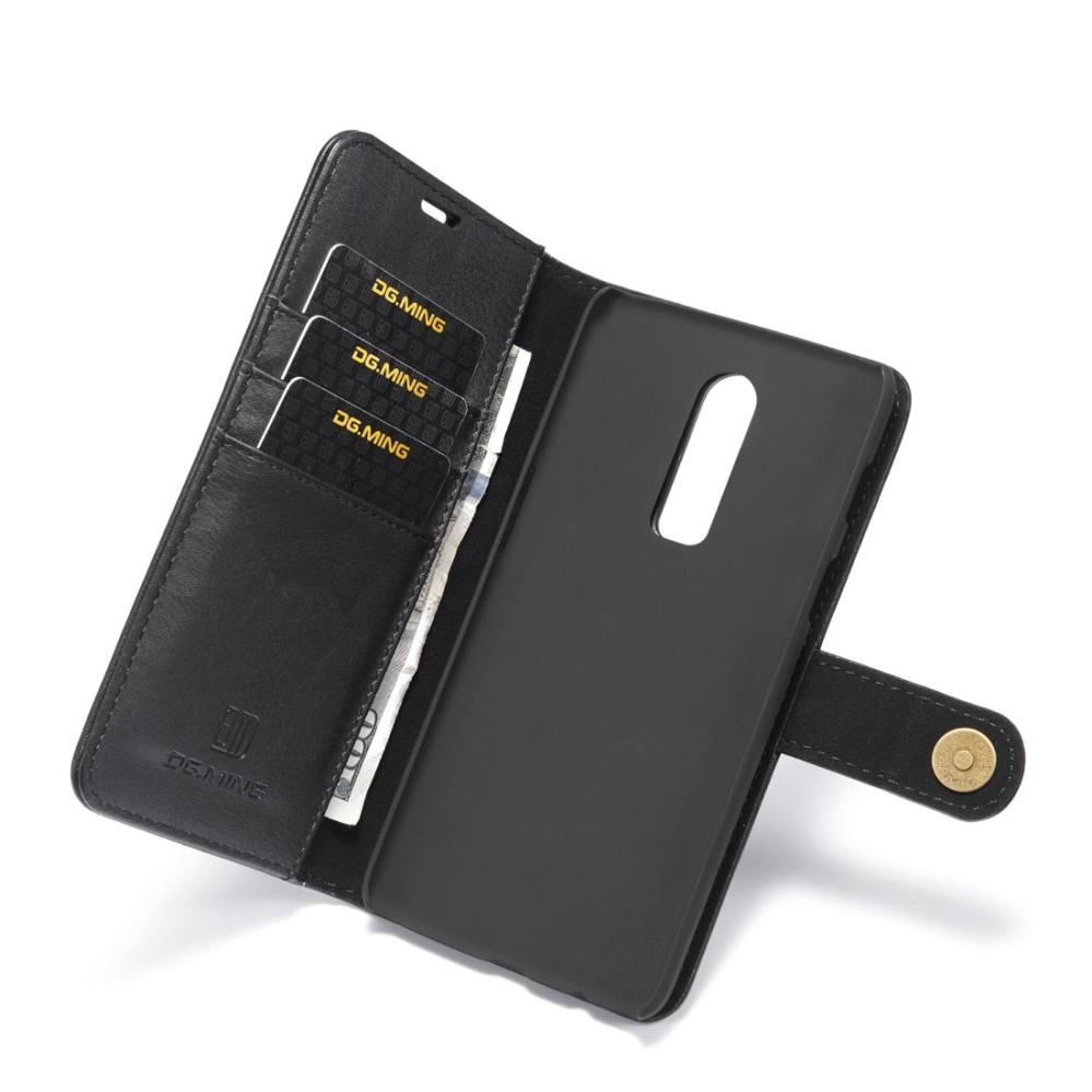 Plånboksfodral med magnetskal för OnePlus 6 - DG.MING