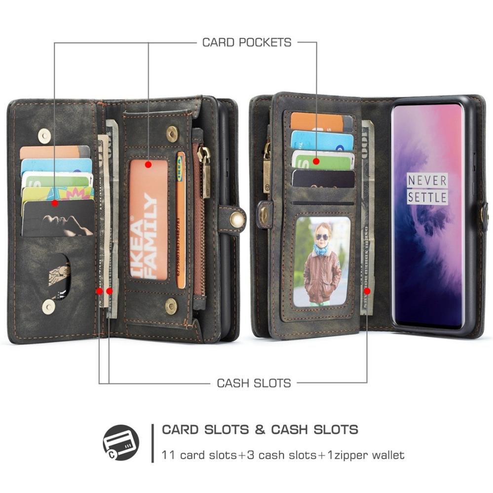 CaseMe Plånboksfodral med magnetskal för OnePlus 7 Pro