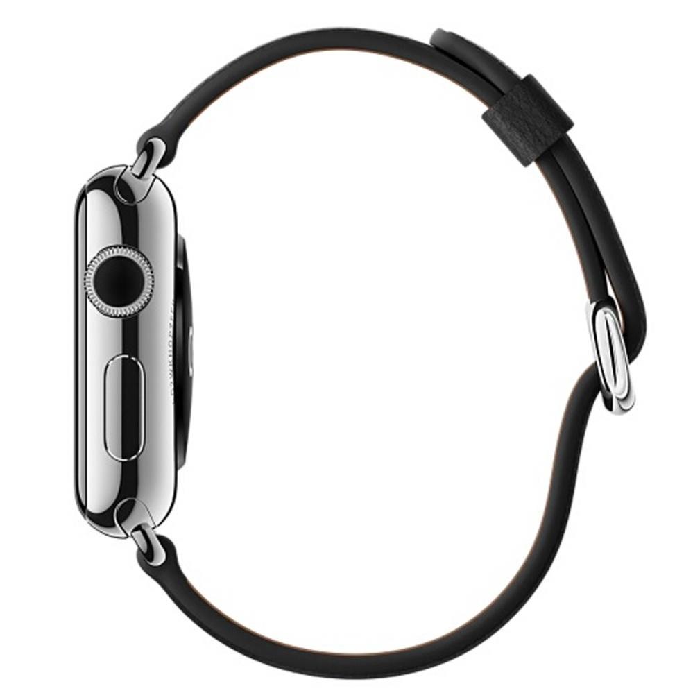 Läderarmband för Apple Watch 38/40/41mm Svart