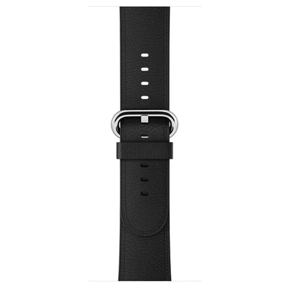 Läderarmband för Apple Watch 38/40/41mm Svart