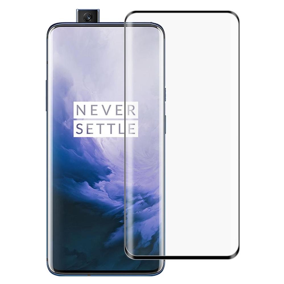 Heltäckande 2,5D Skärmskydd 9H för OnePlus 7 Pro - Svart ram