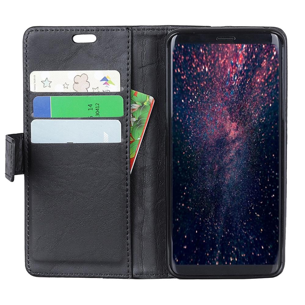 Plånboksfodral för OnePlus 6 - Svart marmormönster