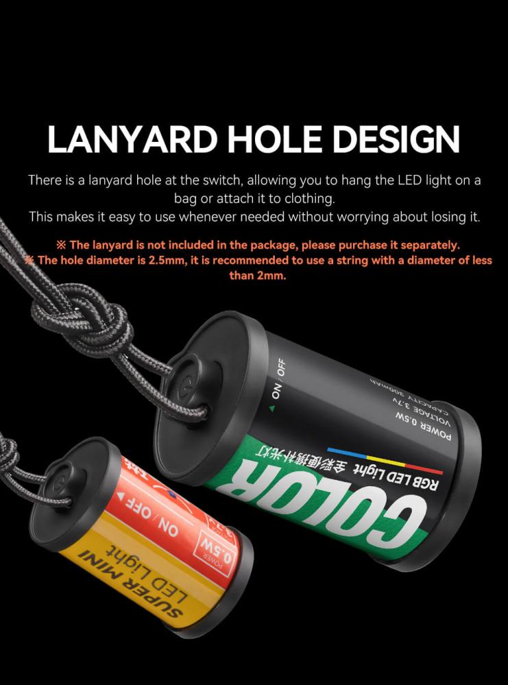TTArtisan Mini RGB LED-lampa – Magnetisk retrobelysning