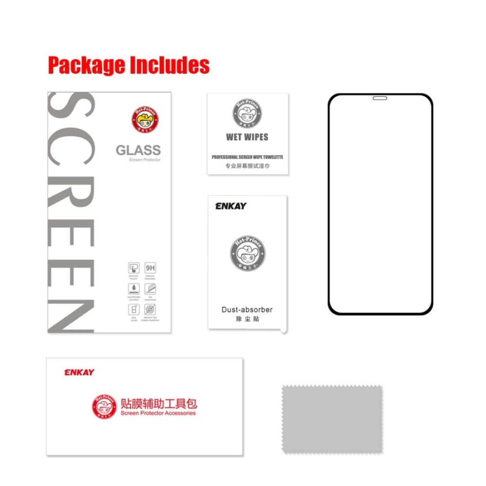 Skärmskydd för iPhone 12 Mini av härdat glas - Enkay