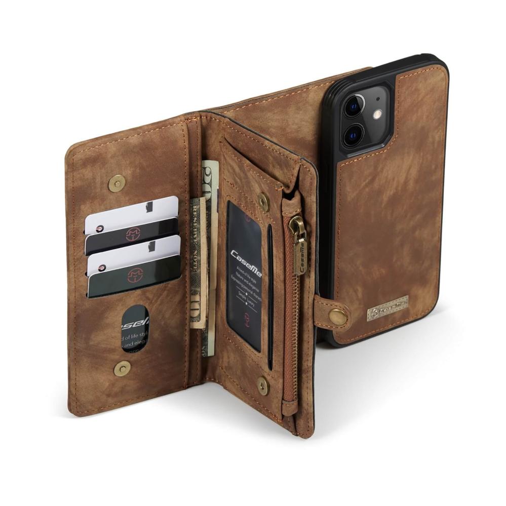 CaseMe Plånboksfodral med magnetskal för iPhone 12 Mini