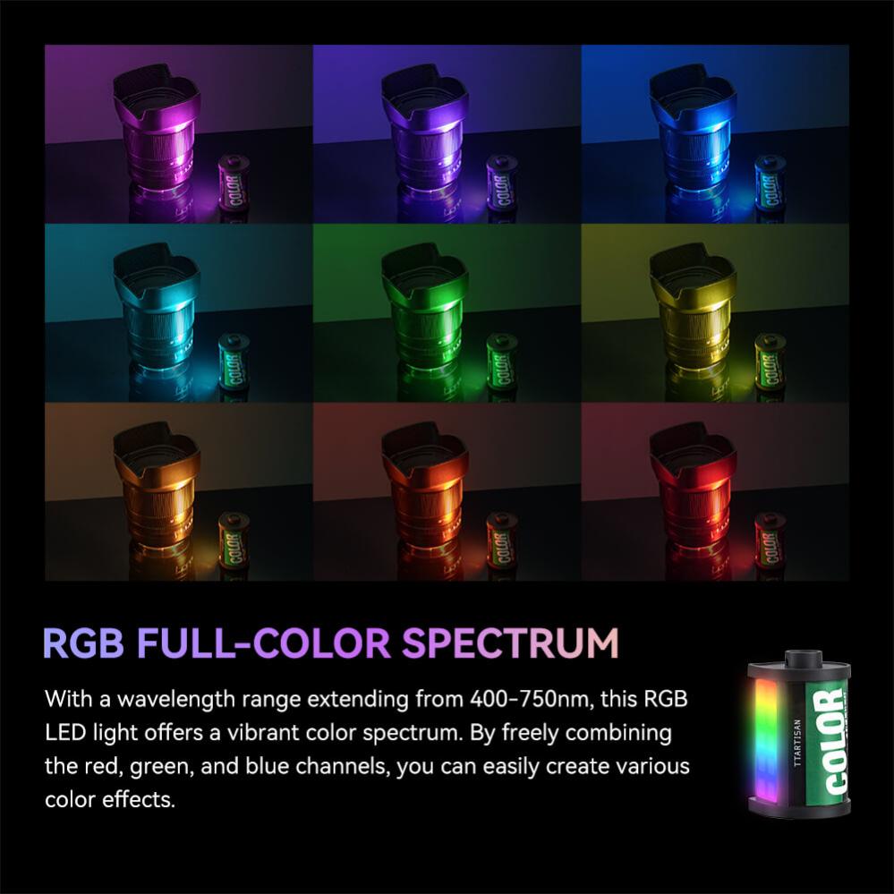 TTArtisan Mini RGB LED-lampa – Magnetisk retrobelysning