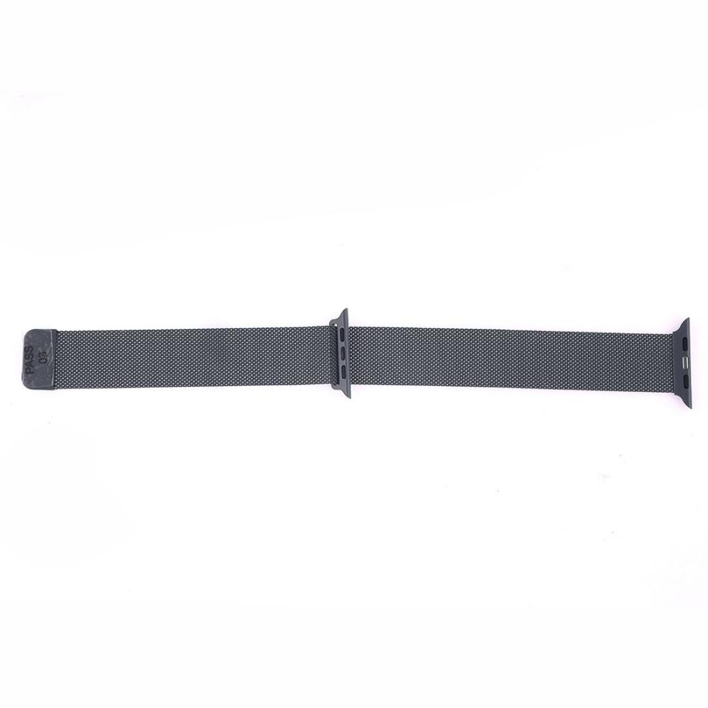 Metallarmband Milanese Loop för Apple Watch 38/40/41mm Mörkgrå