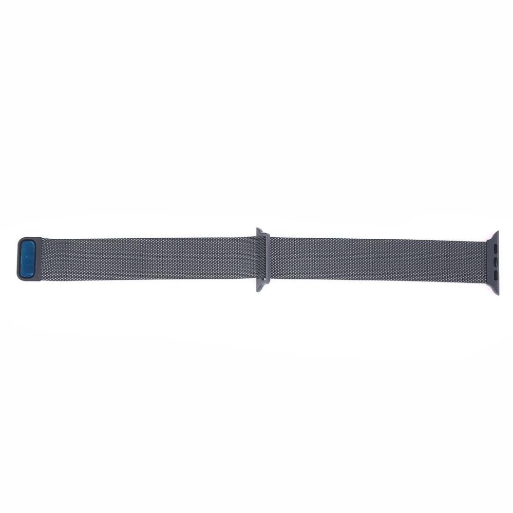 Metallarmband Milanese Loop för Apple Watch 38/40/41mm Mörkgrå