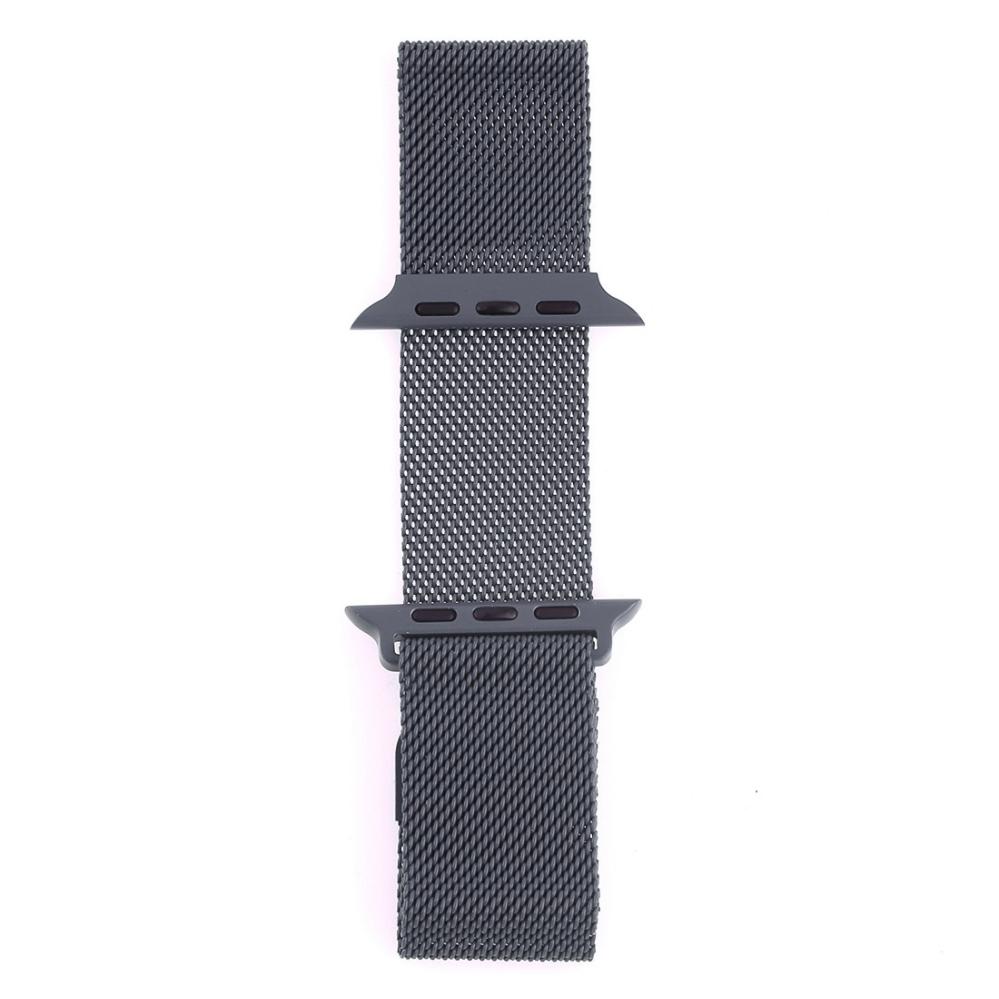Metallarmband Milanese Loop för Apple Watch 38/40/41mm Mörkgrå