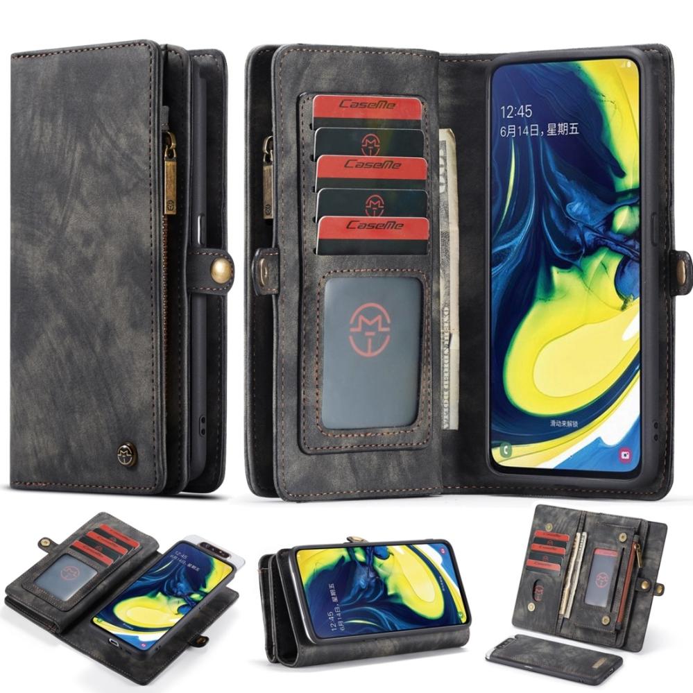 CaseMe Plånboksfodral med magnetskal för Galaxy A80/A90