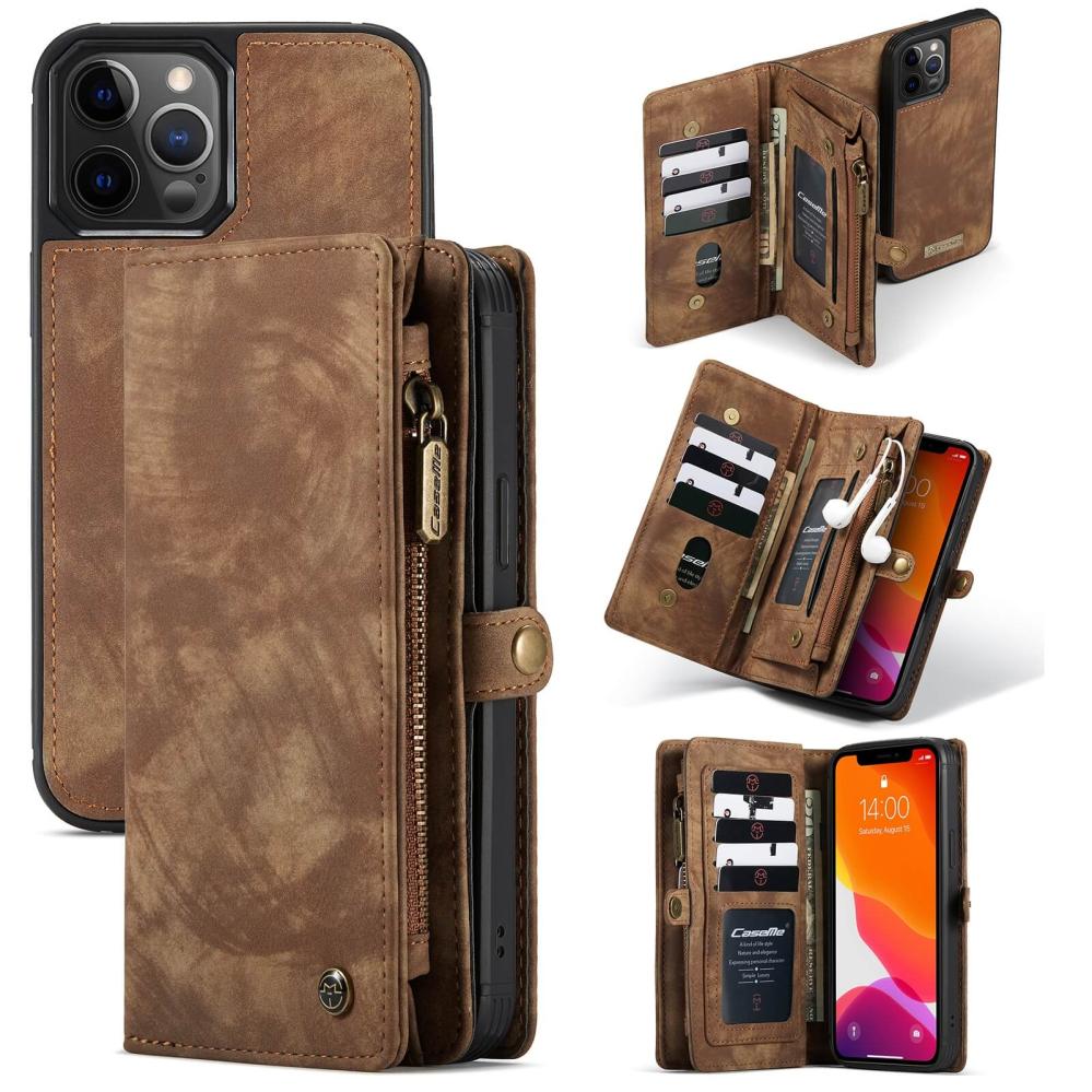 CaseMe Plånboksfodral med magnetskal för iPhone 12 Pro Max