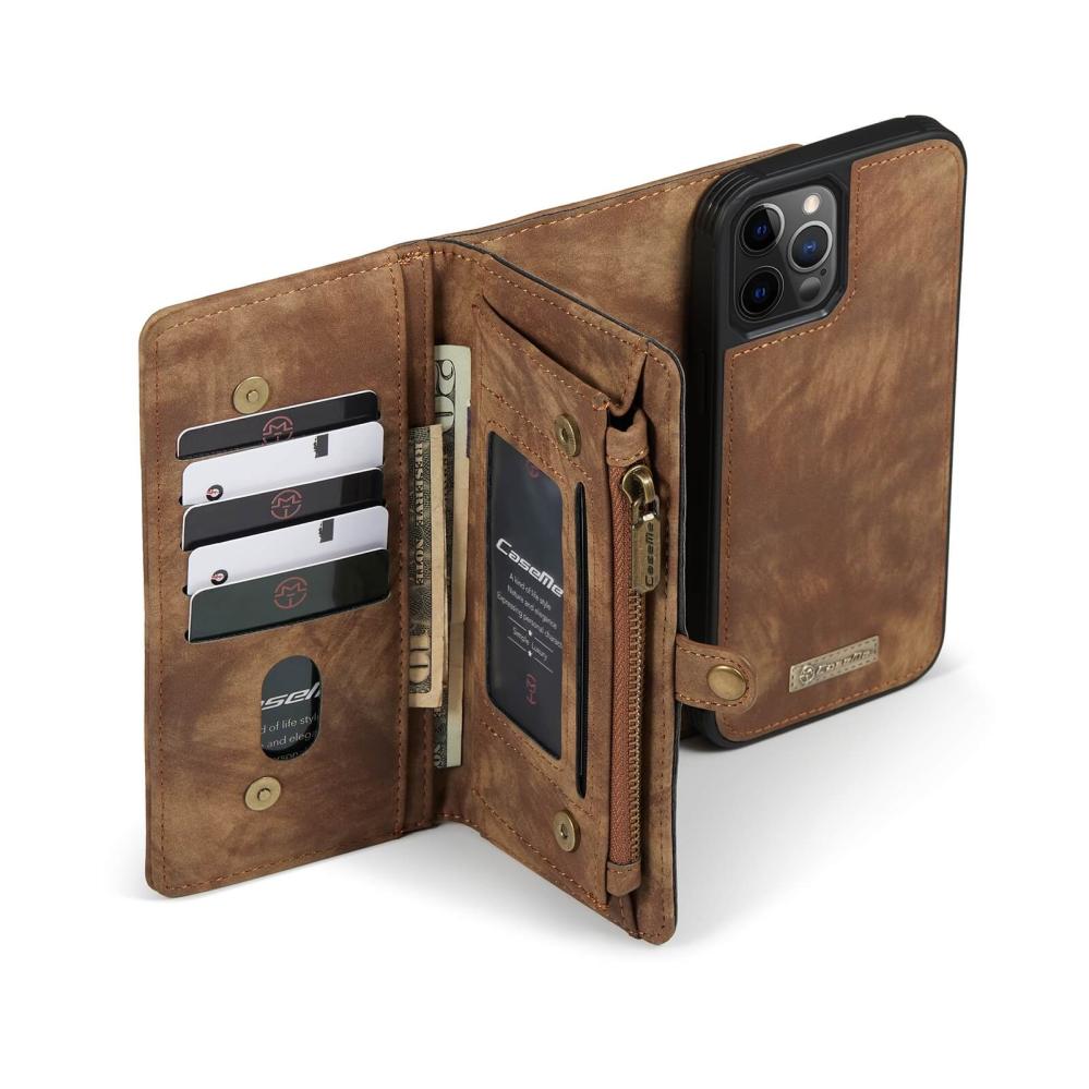 CaseMe Plånboksfodral med magnetskal för iPhone 12 Pro Max