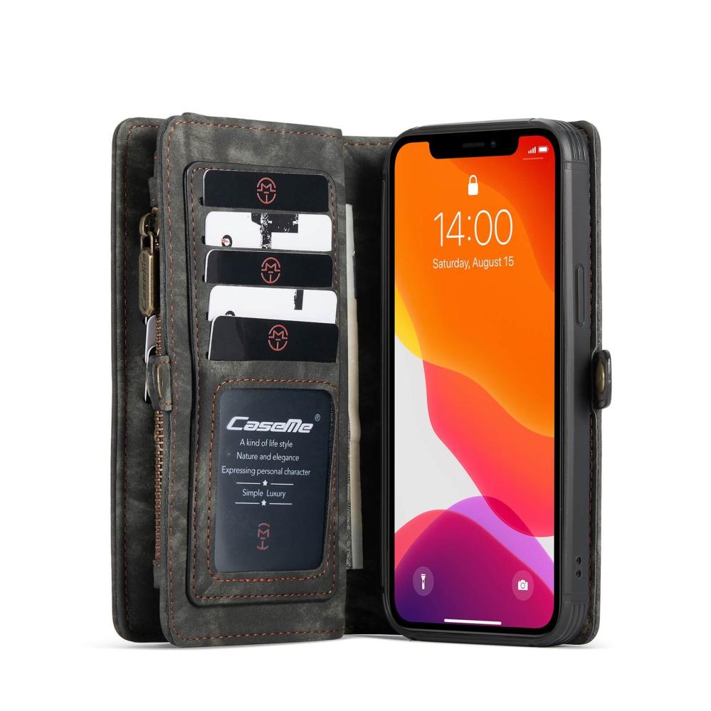 CaseMe Plånboksfodral med magnetskal för iPhone 12 Pro Max