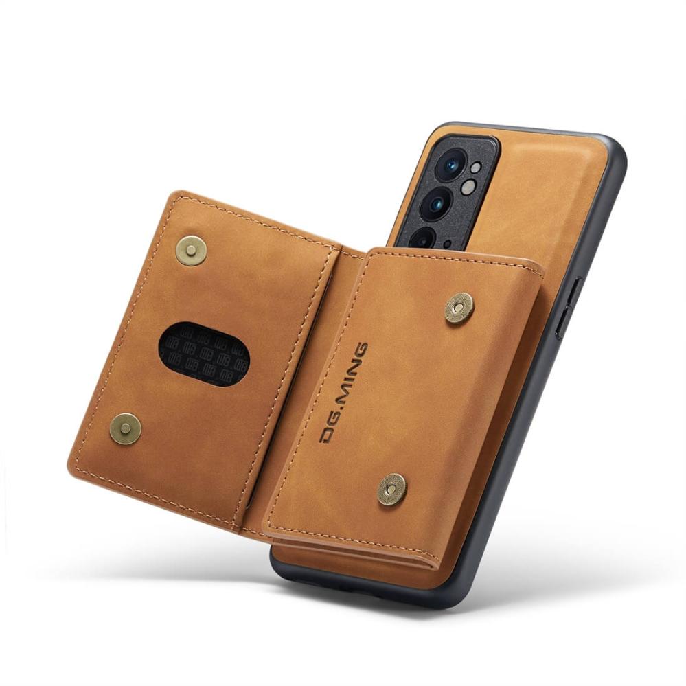 DG.MING 2 i 1 Vikbar plånbok & magnetiskt skal för OnePlus 9RT 5G