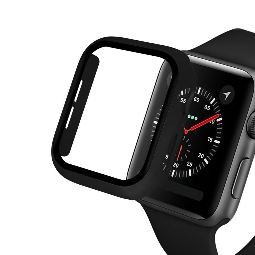 Displayskydd med ram för Apple Watch serie 4/5 40mm av härdat glas
