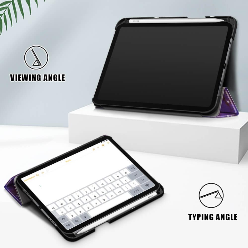 Fodral Graffitimönster till iPad 6 Mini 2021 med 3-delat ställ Tri-Fold
