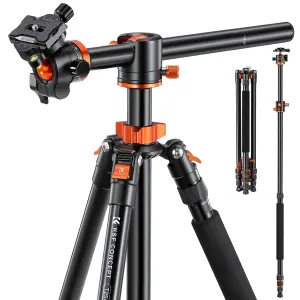  K&F Concept Kamerastativ med kulled & fällbar mittpelare 238cm från Kamda – snabb leverans och trygg e-handel