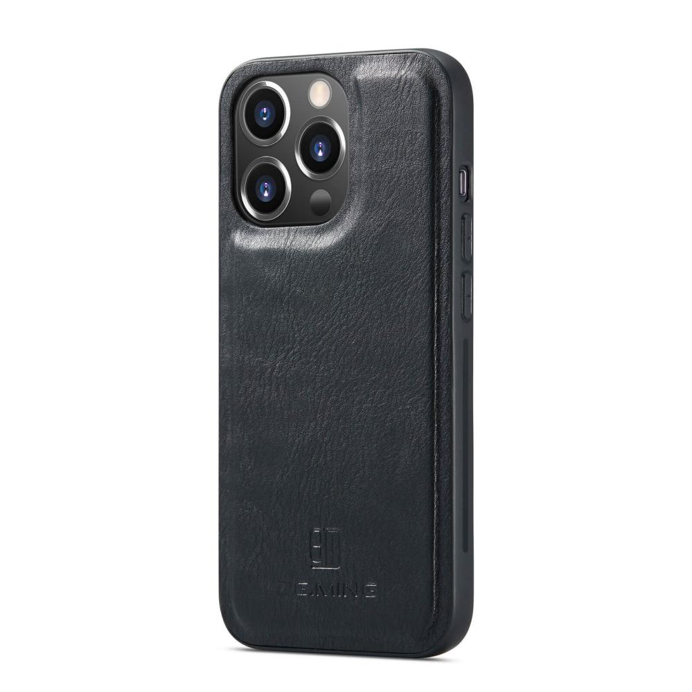 DG.MING Plånboksfodral med magnetskal för iPhone 13 Pro Max Svart
