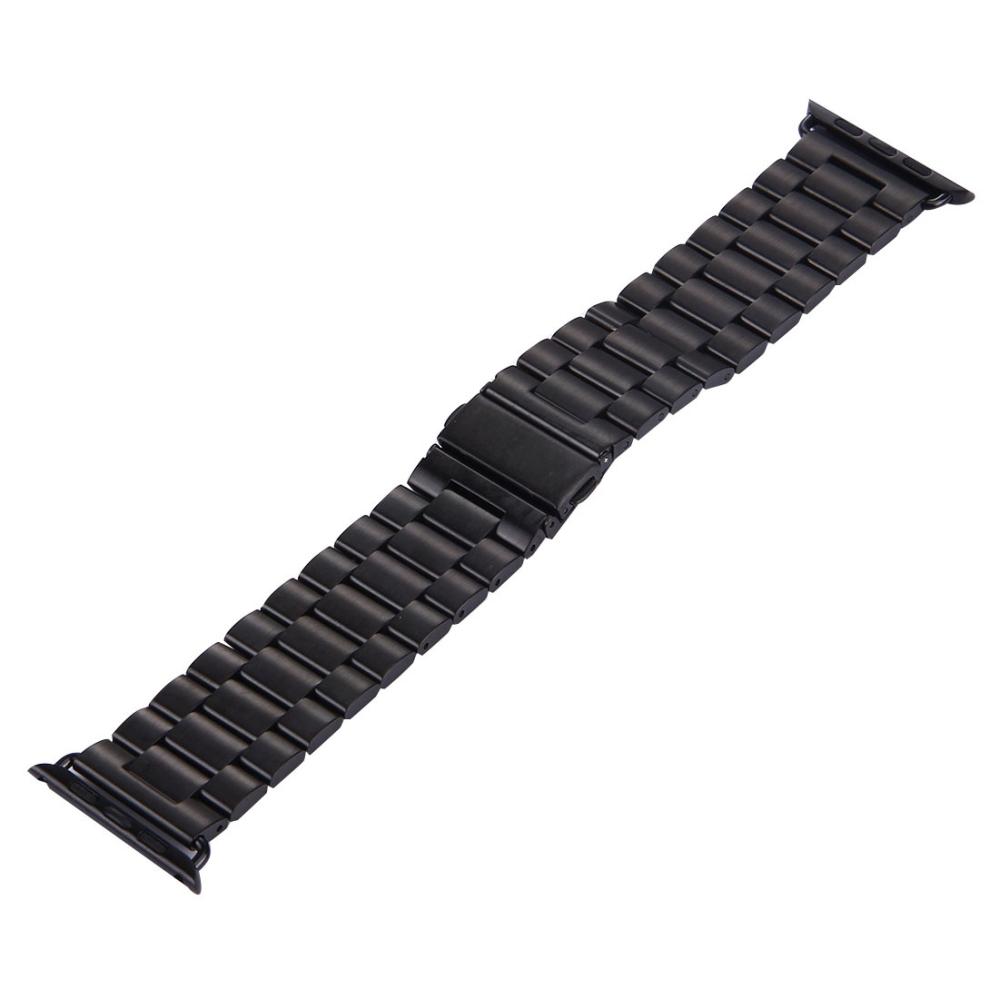 Armband för Apple Watch 42/44/45mm kedja Svart